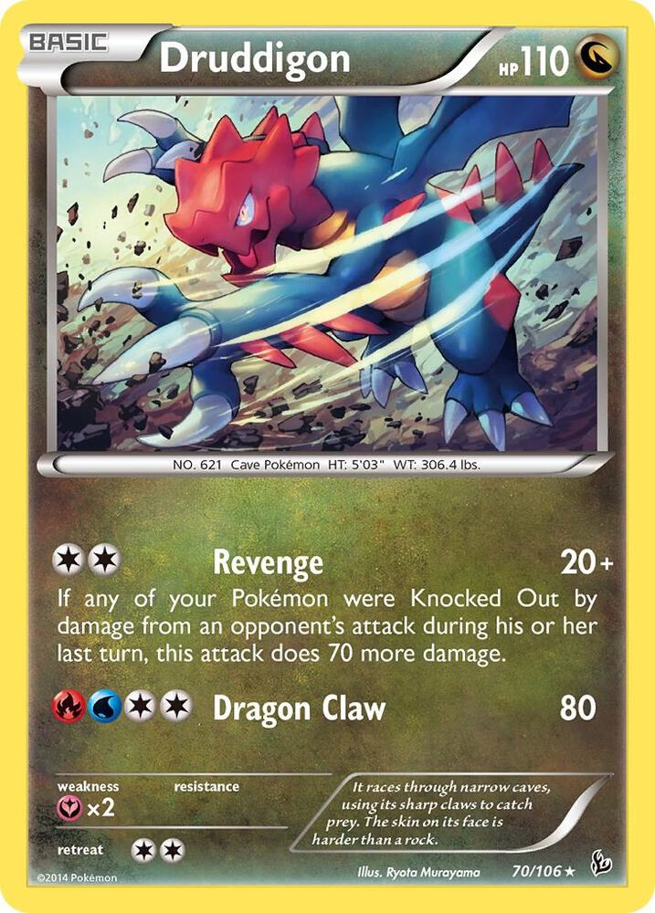 Druddigon - 70/106 (Flashfire)
