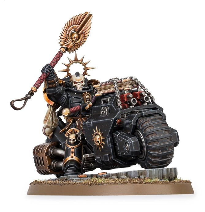 48-31 Space Marines Primaris Chaplain On Bike