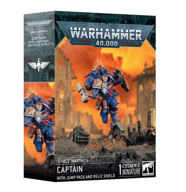 48-102 Space Marine: Captain with Jump Pack & Relic Shield
