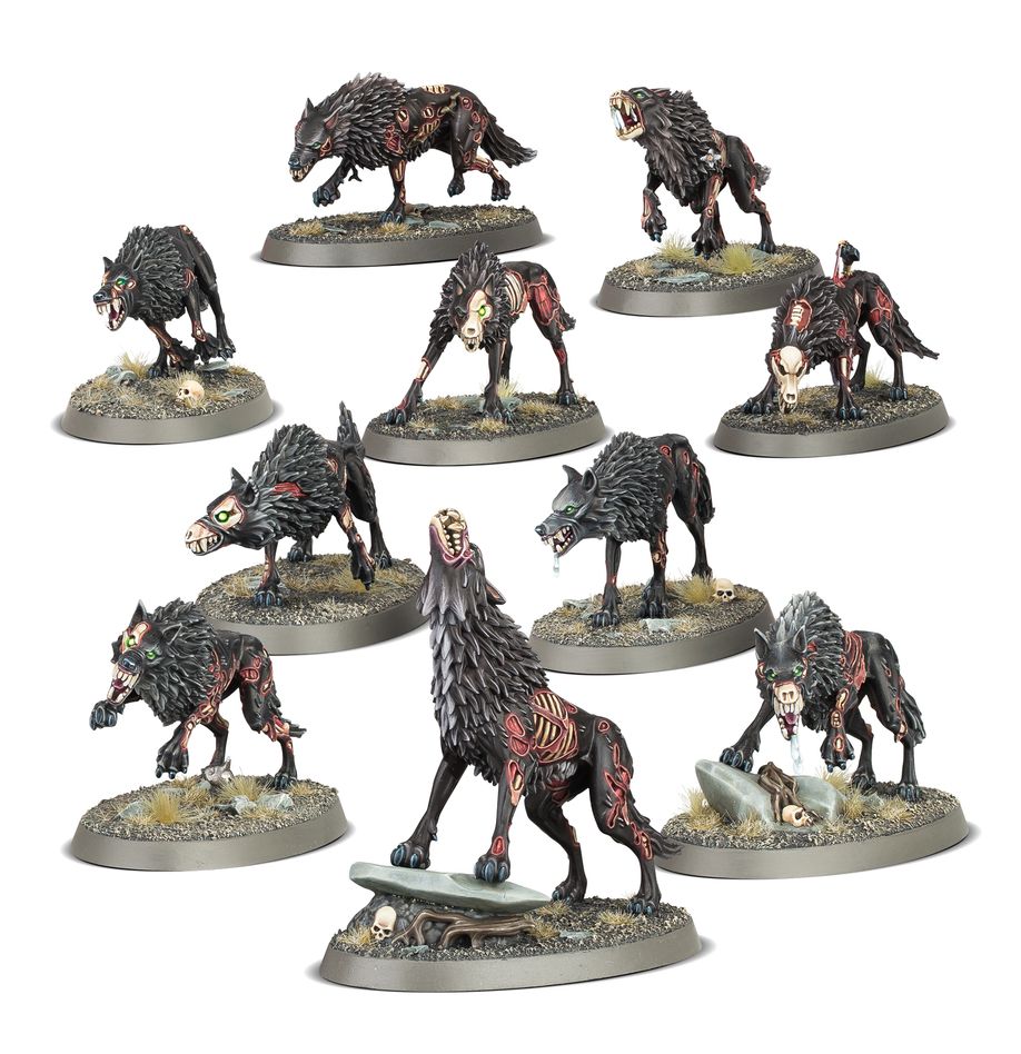 91-45 Soulblight Gravelords: Dire Wolves