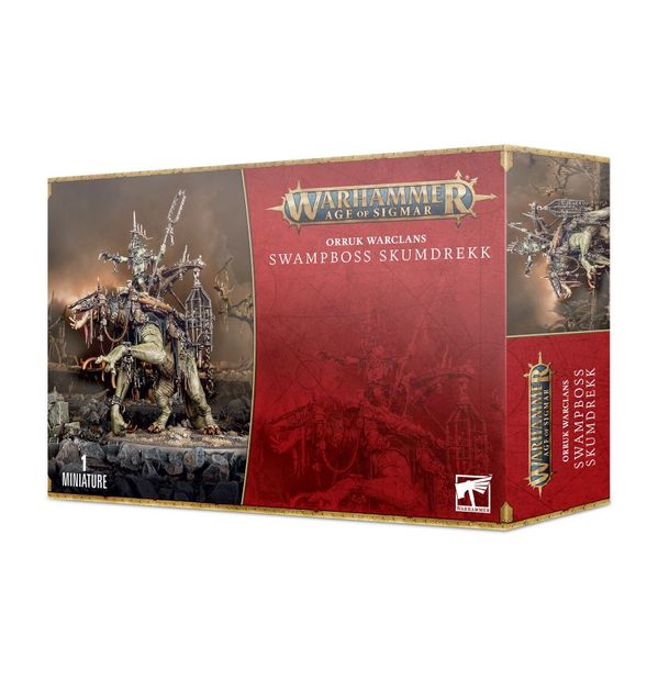 89-69 Orruk Warclans: Swampboss Skumdrekk / Snatchaboss on Sludgeraker Beast
