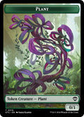Plant // Sand Warrior Double-Sided Token