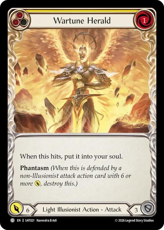Wartune Herald (Yellow) [Silver Age: Usurp the Shadow Throne]