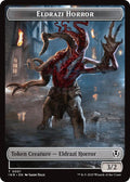 Eldrazi Horror // Human Soldier (0003) Double-Sided Token