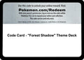 Code Card - "Forest Shadow" Theme Deck