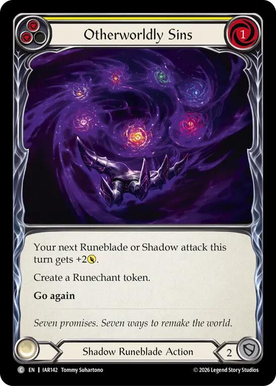 Otherworldly Sins (Yellow) [Usurp the Shadow Throne]