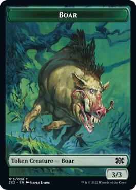 Boar // Spirit (008) Double-Sided Token