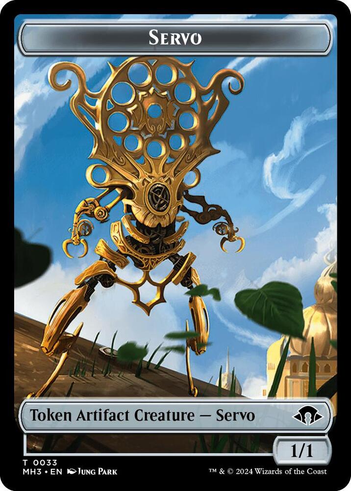 Servo // Cat Warrior Double-Sided Token