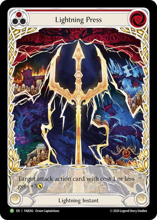 Lightning Press (Red) (Extended Art) - FAB262