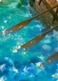 Treasure Island // High Seas Map Doubled Sided Art Card (Bottom Center)