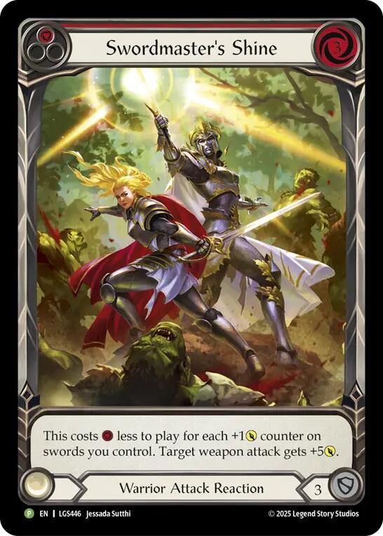 Swordmasters Shine (Red) (Extended Art)