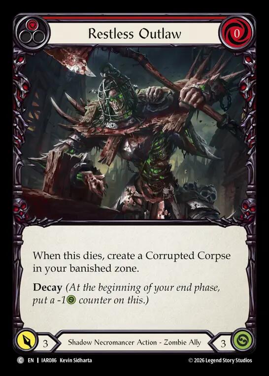 Restless Outlaw [Usurp the Shadow Throne]
