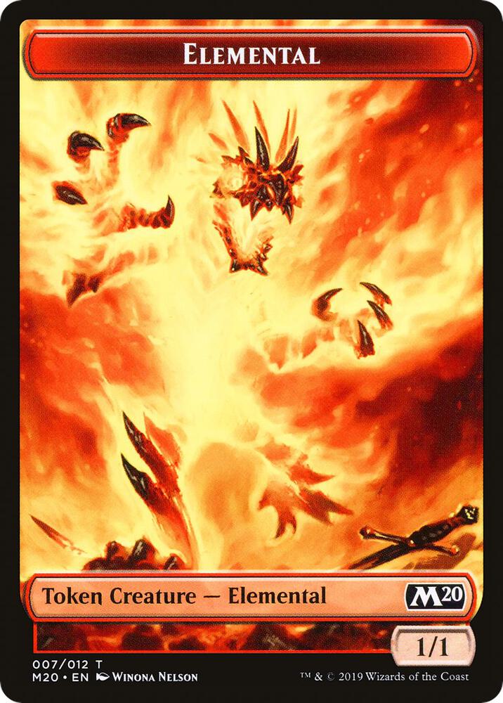 Elemental // Satyr Double-Sided Token (Challenger 2020)