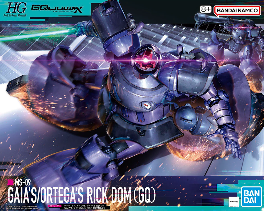 HG 1/144 GAIA’S/ORTEGA’S RICK DOM (GQ)