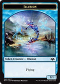 Illusion // Golem Double-Sided Token