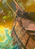 Treasure Island // High Seas Map Doubled Sided Art Card (Middle Center)