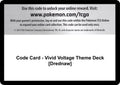 Code Card - Vivid Voltage Theme Deck [Drednaw]