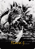 Karumonix, the Rat King Art Card (Gold-Stamped Signature)