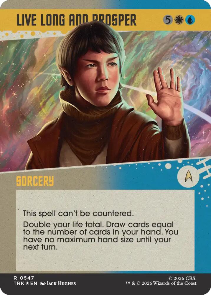 Live Long and Prosper (Showcase) (Surge Foil) [Star Trek]