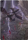 Mordor on the March Art Card