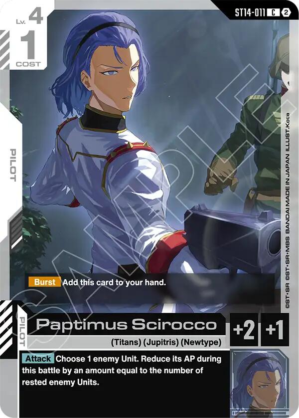 Paptimus Scirocco - ST14-011 [Starter Deck 14: Heavy Dominion]