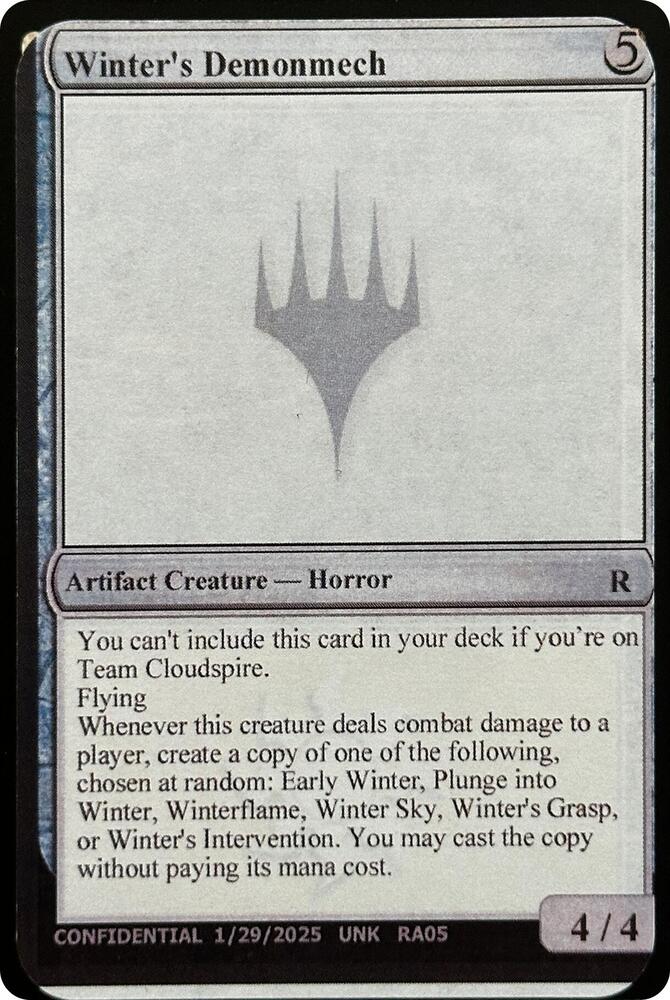 Winter's Demonmech