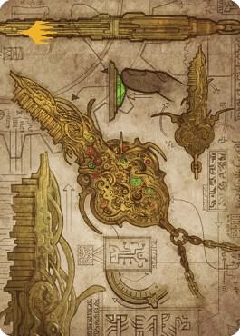 Key to the City Art Card (Gold-Stamped Planeswalker Symbol)