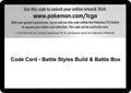 Code Card - Battle Styles Build & Battle Box