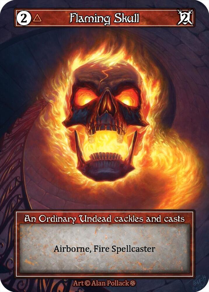 Flaming Skull (Foil)