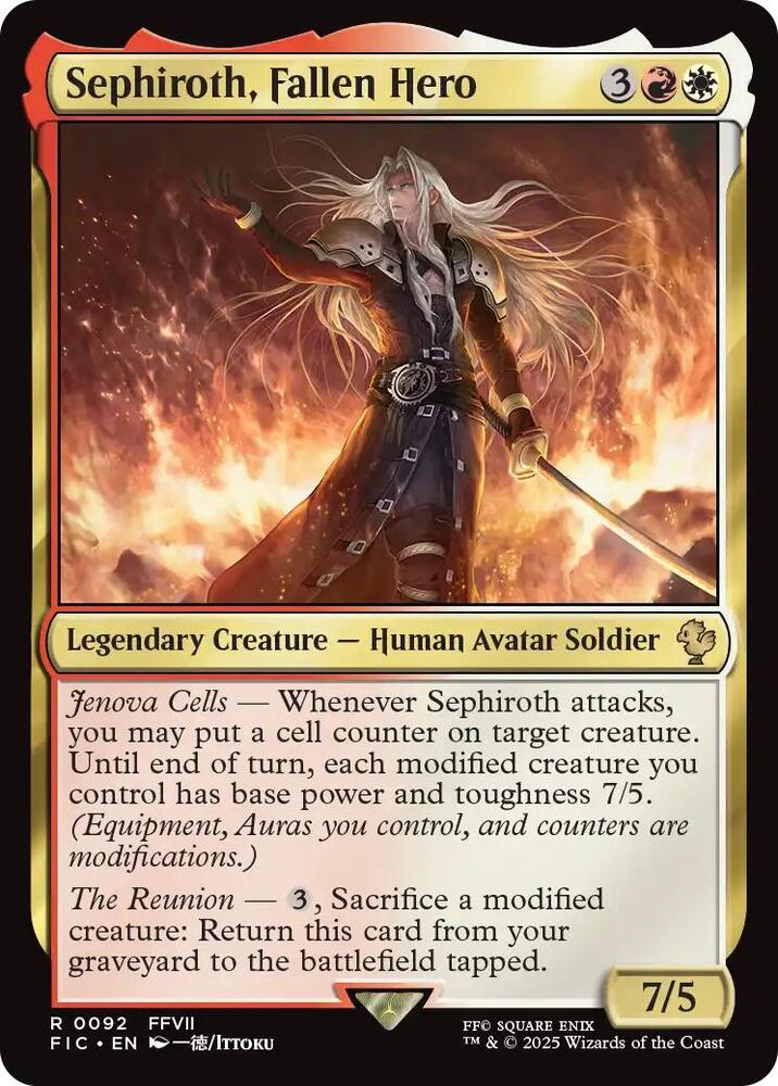 Sephiroth, Fallen Hero (Surge Foil)