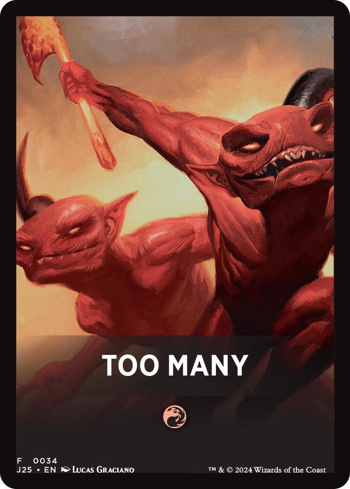 Too Many Theme Card