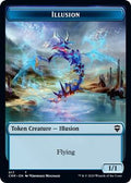 Illusion // Saproling Double-Sided Token