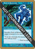 Seal of Removal - 2000 Tom van de Logt (NMS)