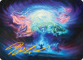 Call the Spirit Dragons Art Card (21/54) (Gold-Stamped Signature)