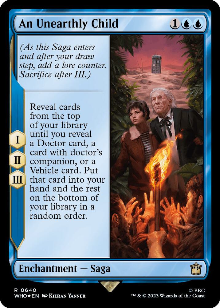An Unearthly Child (Surge Foil)