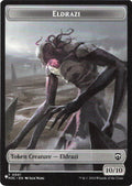 Eldrazi // Elf Warrior Double-Sided Token