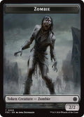 Zombie // The Monarch Double-Sided Token [Commander: Foundations]
