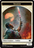 Soldier // Emblem - Serra the Benevolent Double-Sided Token