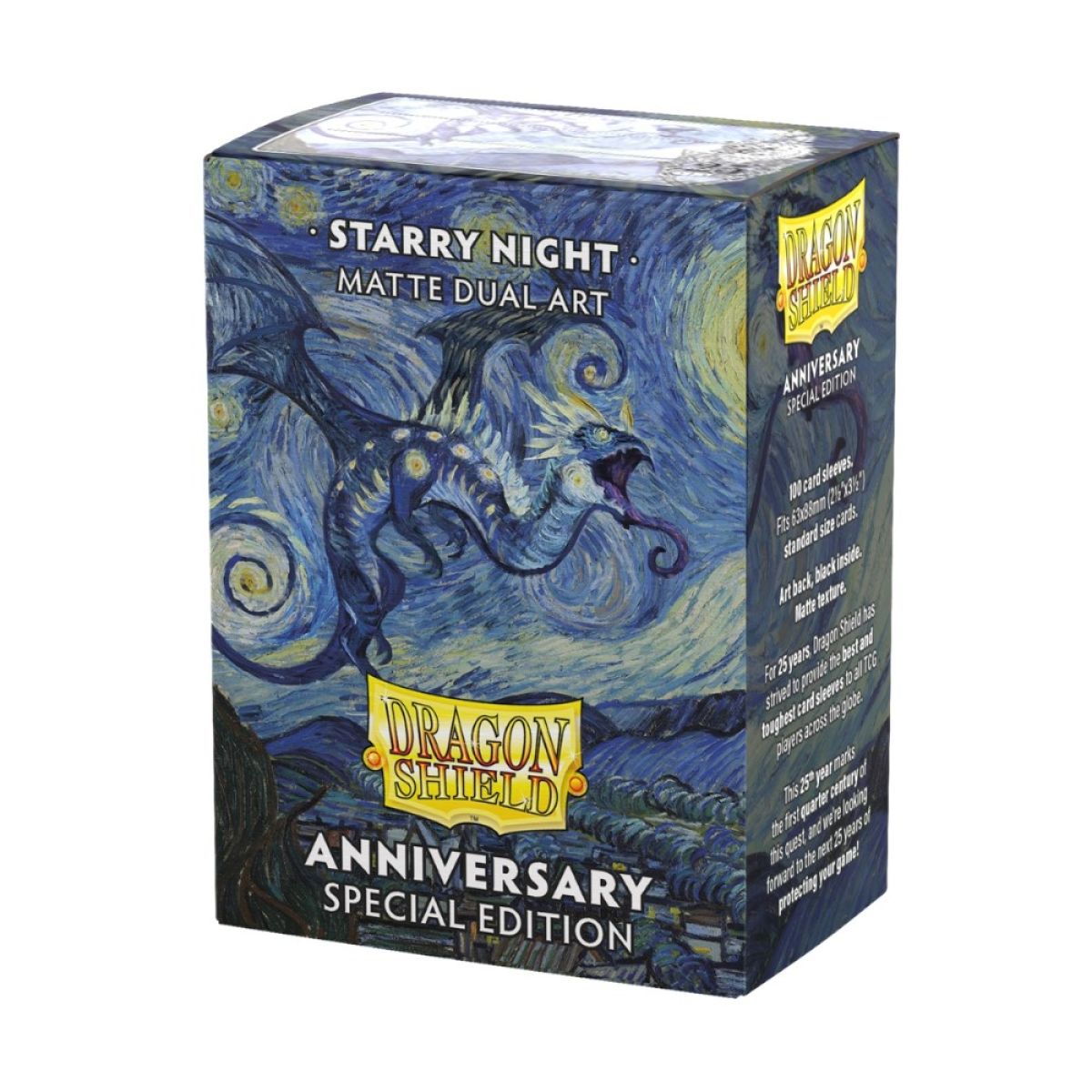 Dragon Shield Standard Card Sleeves – Matte Dual Art – Anniversary Special Edition: Starry Night