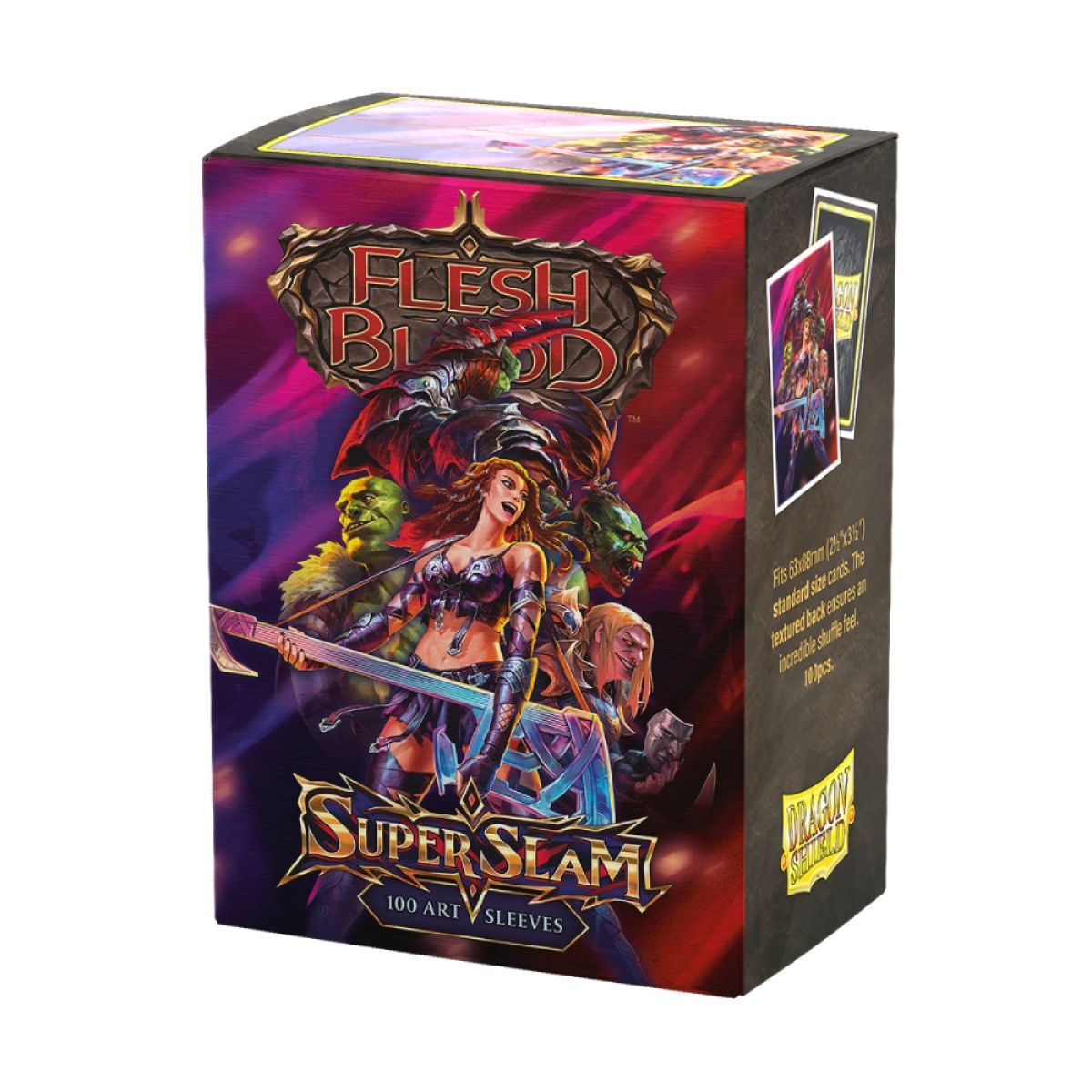 Dragon Shield: Sleeves – Matte  Art – Flesh and Blood: Super Slam