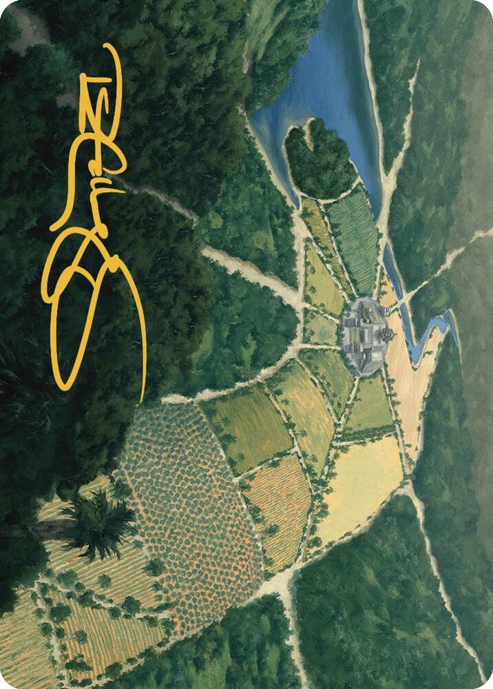 Restless Prairie Art Card (Gold-Stamped Signature)