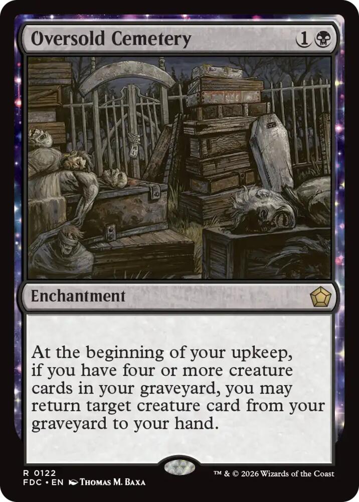 Oversold Cemetery [Commander: Foundations]