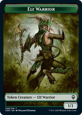 Elf Warrior // Thrull Double-Sided Token