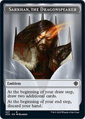 Emblem - Sarkhan, the Dragonspeaker Double-Sided Token