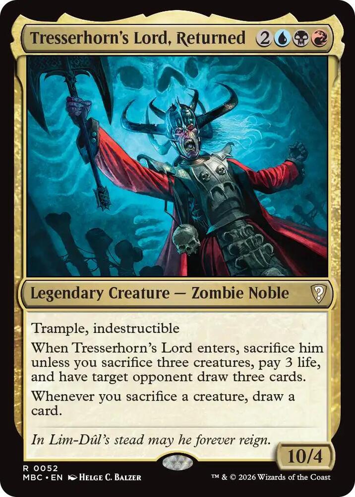 Tresserhorn's Lord, Returned [Mystery Booster Commander Edition]