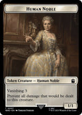 Human Noble // Alien Salamander Double-Sided Token