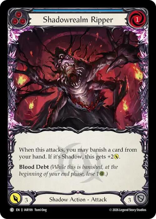 Shadowrealm Ripper (Blue) [Usurp the Shadow Throne]
