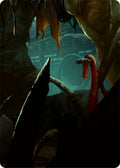 Riptide, Lurker of the Deep // Gravy Bones, Shipwrecked Looter Double Sided Art Card (Bottom Left)
