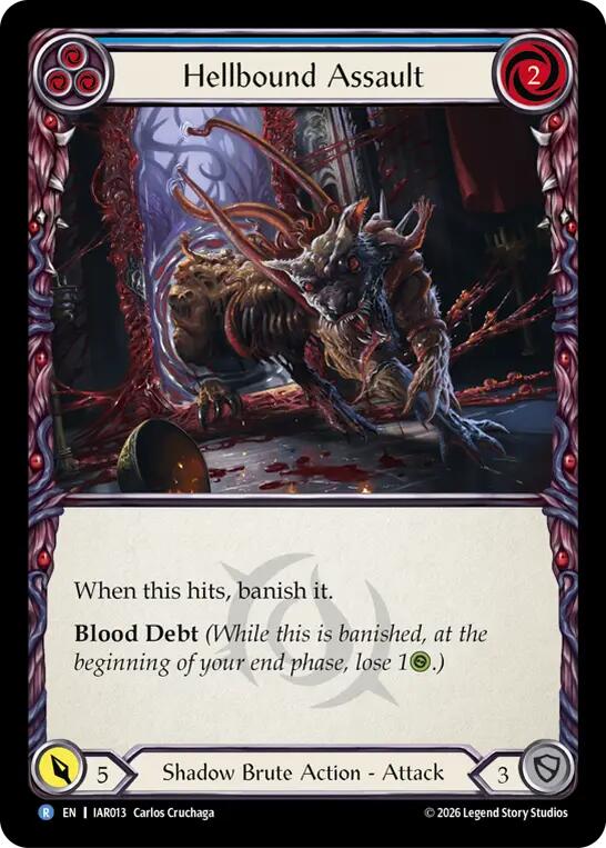 Hellbound Assault (Blue) [Usurp the Shadow Throne]