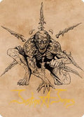 Bhaal, Lord of Murder Art Card (Gold-Stamped Signature)